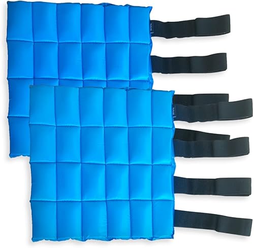 Botas de hielo para caballo, envolturas de refrigeración para lesiones de caballos, paquete frío reutilizable para patas de caballo con correas