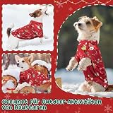 Kiiwah Weihnachten Hundepullover, Winter Warmer Hund Katze Pullover Kleidung Haustier Mantel Kostüm Welpenpullover Pullover Bekleidung für kleine mittelgroße Hunde