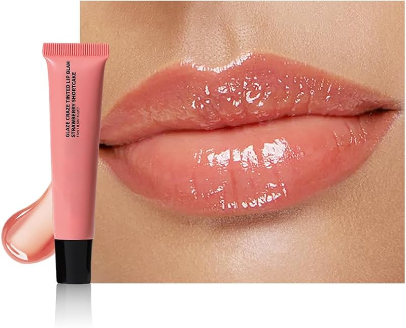 Bálsamo labial com cor e brilho suave HHLTOH #03 Strawberry Cake
