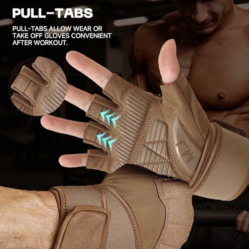 Foclassic Workout Gloves Weight Lifting Gloves For Men Women Gym Exercise Gloves With Wrist Wrap Support Palm Protection And Grips Gloves For Women Men Weight Lifting,Exercise,Cross Training thumb #3