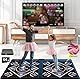 WuZhuangYuan Musik-Doppel Tanzmatten für Kinder und Erwachsene,64GB Speicherkarte,Fitness-Tanzspiele mit MV/3D/Cartoon-Dance-Mode,899Spiele und 650Songs,75MVs für HDMI-TV-Spaß,Senior-Flanell-Material