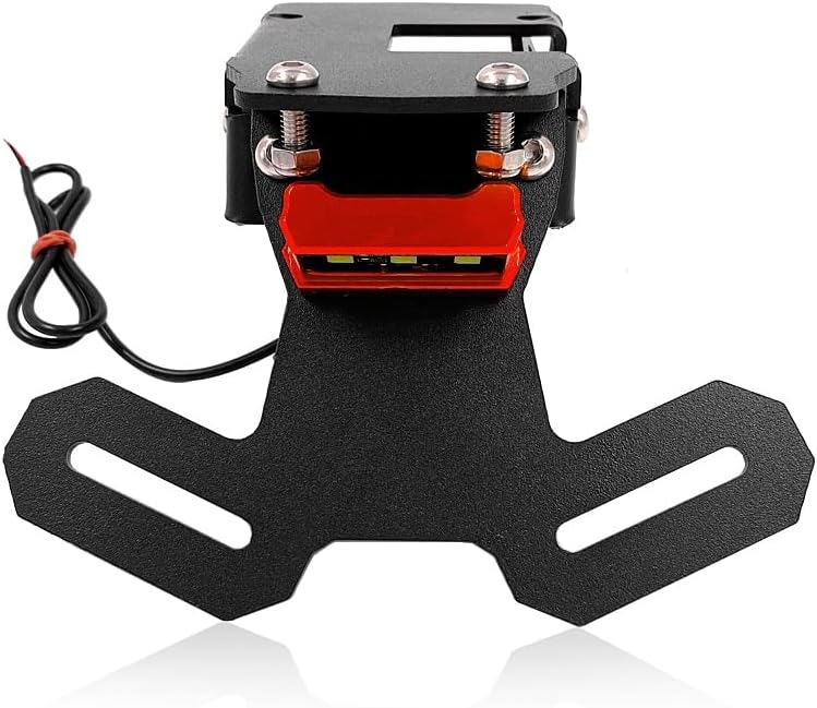 Miniatura 6 de M Accesorios de motocicleta Soporte de placa para KAWASAKI Z900 2017Tail Tidy Fender Eliminator Placa de Registro Luz Z 900 Y (Color : Negro)