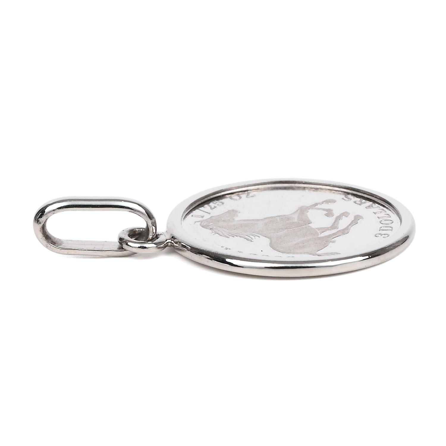 Amazon.co.jp: 純プラチナ ペンダントトップ 1/25oz ツバル ホース