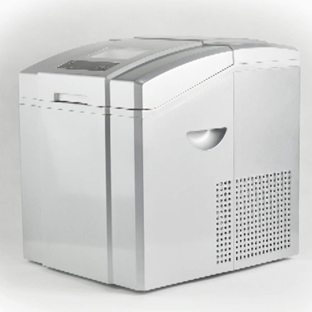 Sgenee Ice Cube Maker Machine, 12kg Ices/24hrs Portable Counter Top Electric Ice Machine Counter Top Automatic Ice Breaking, 2 Size Ice Cube/7 Mins on Fridge.com - View 3