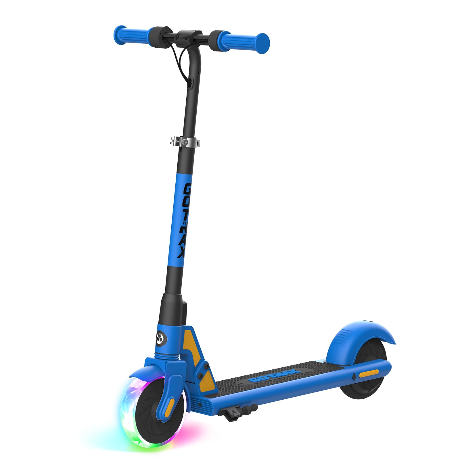 Gotrax GKS Lumios Electric Scooter for Kids 6-12, Thumb-Button Control, 150W Motor and 6" LED Front Wheel Kick Scooter, Up to 6.25 Miles and 7.5mph, UL Certified Kids Electric Scooter