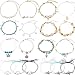 Produktbild 18 Stücke Knöchel Armbänder Knöchelkette Schildkröte Welle Fußkettchen Böhmischen Barfuß Strand Fußkettchen Schmuck für Damen Gefälligkeiten