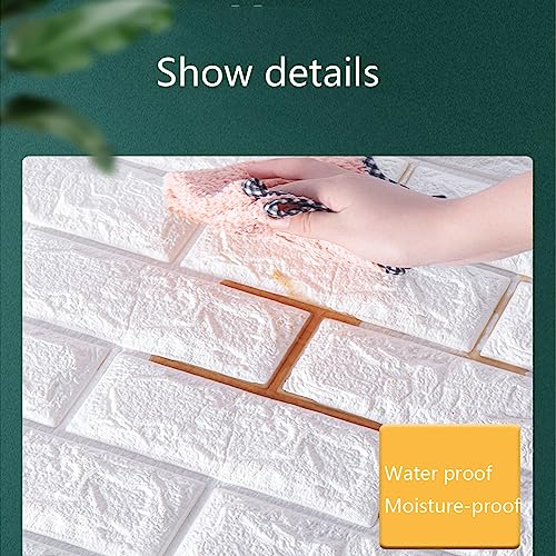 Panneaux muraux 3D mousse pour masquer un mur abîmé et humide - 7