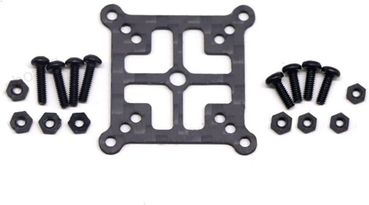 Drone Flight Control Board, 4 PCS RC FPV Racing Drone Flight Control Flying Tower M2 Hole Conversion Board 25.5mm 20mm 16mm Carbon Fiber Adapter Plate for Racing Drone FPV Accessories Part
