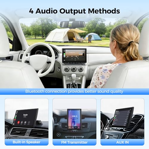 Topexplore 7" Wireless CarPlay Screen with Magnetic Mount & Android Auto by Topexplore - Used condition - Image 6