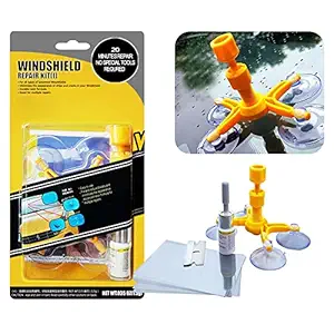 Manelord Crack Repair Windshield Repair Kit with Japanese Instruction Manual (English Language Not Guaranteed)