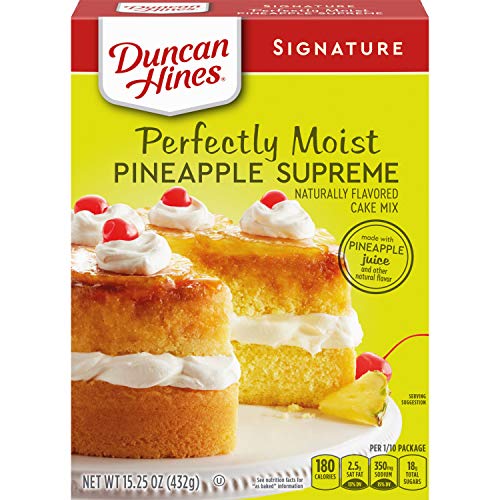Duncan Hines Signature Cake Mix, Pineapple Supreme, 15.25 Oz #TOP9