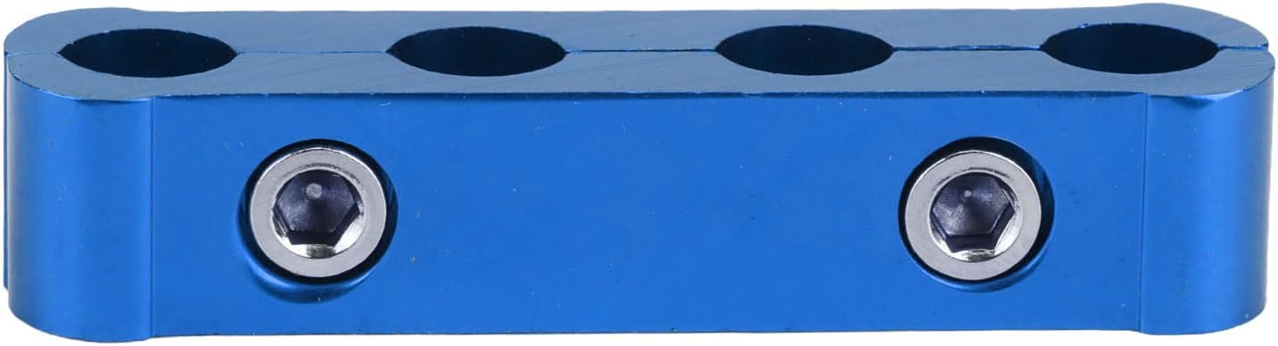 16pcs Spark Plug Wire Separator Divider Kit Holder Organizer Protector Tool for 8mm 9mm 10mm 10.5mm HEI Ls1 Ls2 Sbc Bbc 350 454 High Performance Spark Plug Wire Loom Blue