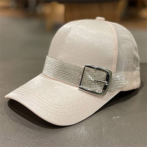 Casquette baseball femme rétro ajustable avec visière anti-UV d'été