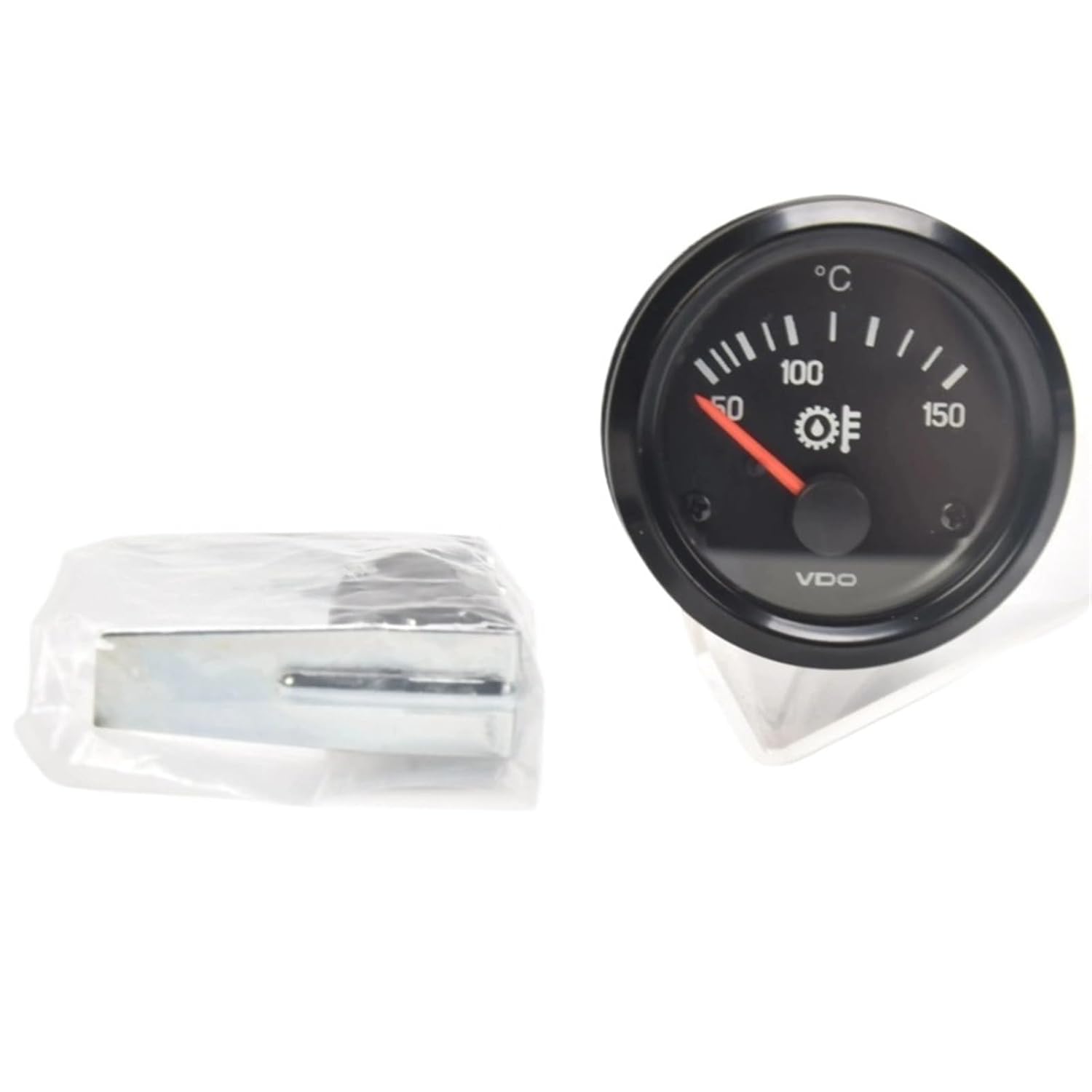1pcs Engine Accessories 12V 24V Oil Temperature Gague Meter 50-150C Diesel Generator Set Spare Parts(12V)