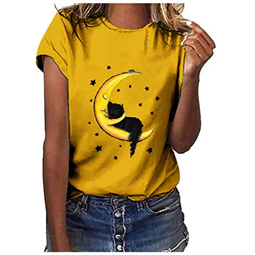 Camiseta Deporte Mujer Manga Corta Camiseta Elegante Mujer Talla Grande Camisetas Suelto Tumblr Camisetas Mujer Vestir Camiseta Chica Camisetas Mujer Verano Tops Fiesta T-Shirt Original tee