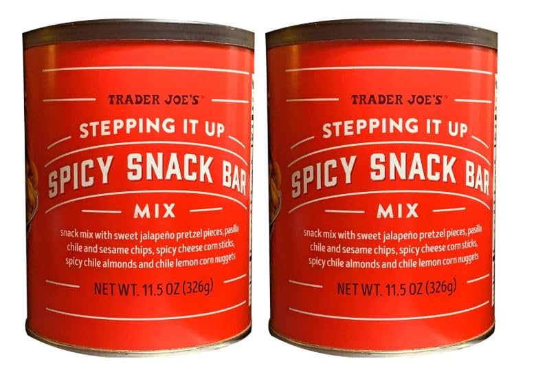 2-Pack Trader Joes Stepping It Up Spicy Snack Bar Mix, 11.5 OZ - 2 Packs