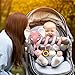 XIXILAND Car Seat Toys for Babies 0-6 Months Boy Girl Stroller Toys, Baby Toys Infant Toys 0-6 Months Crib Hanging Toys, Newborn Toys 0 3 6 9 12 Months Brain Development - Music Mirror Rattles Teether