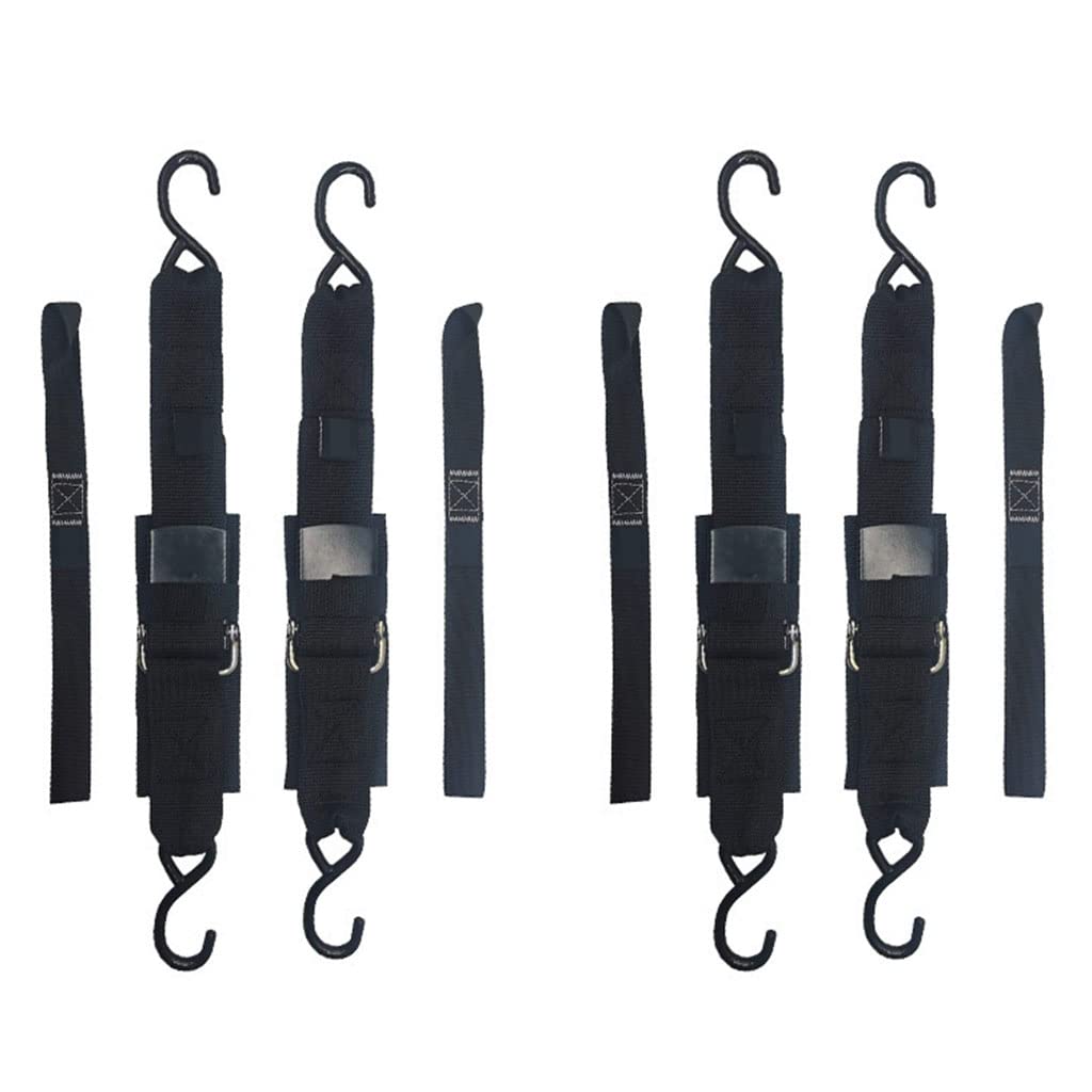 120cm Bunding Cinturón Hebilla Ajustable Barco Remolque Cinturón de Atado Marino Cinturón