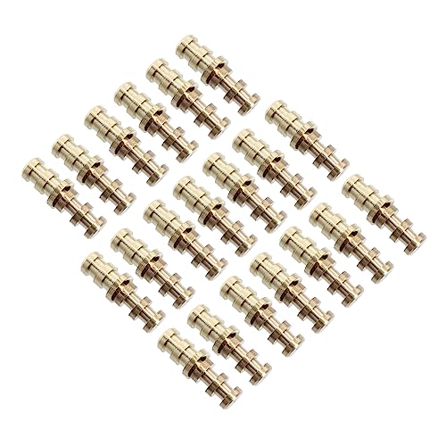 ROMISBABA Lot De 20 Sets De Manchons De Boulons De Table Goupilles D'alignement En Métal Pour Meubles Connecteurs De Table Dimensions 8x10x30 Mm Facile à Installer