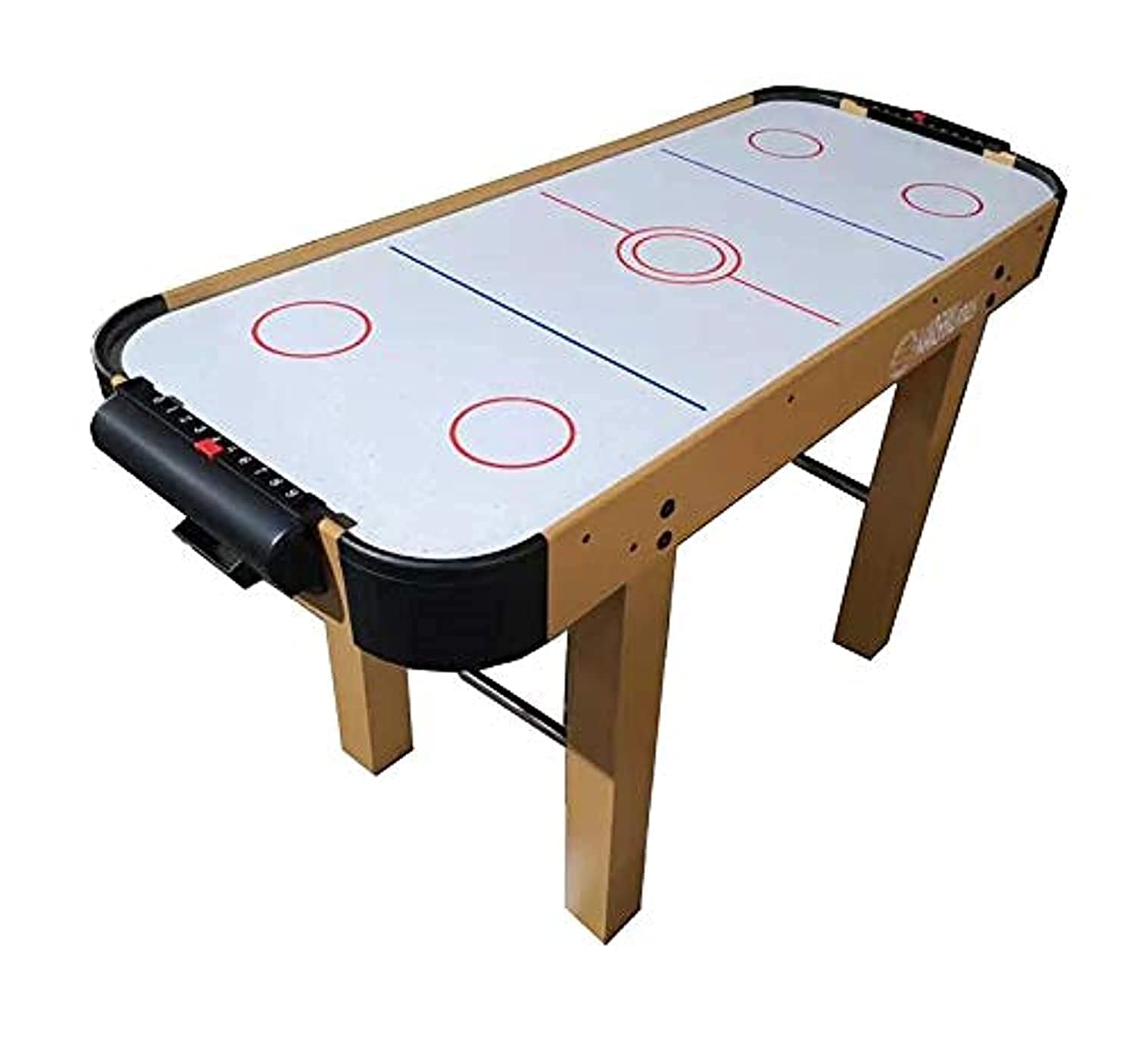 Marshal Fitness Electric Air Hockey Game Table Arcade Game Amusement Game for Family fun and Sport and enjoyment Table for Adult and Childern 4 Feet-MF-3064
