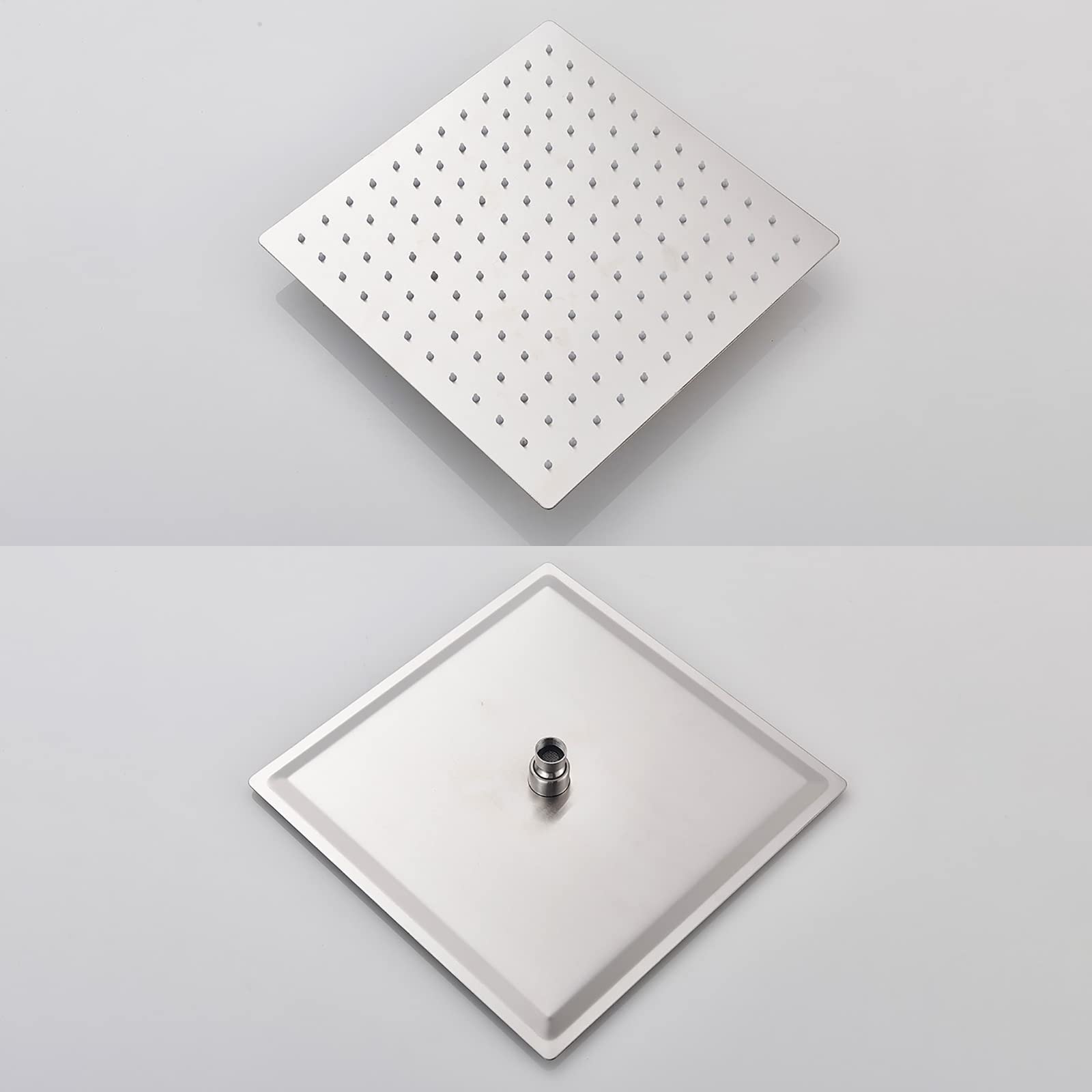 System prysznicowy z termostatem, zestaw armatury prysznicowej, ukryty zestaw prysznicowy z deszczownicą, zestaw do wanny i prysznica ze szczotkowanego niklu ze słuchawką prysznicową i