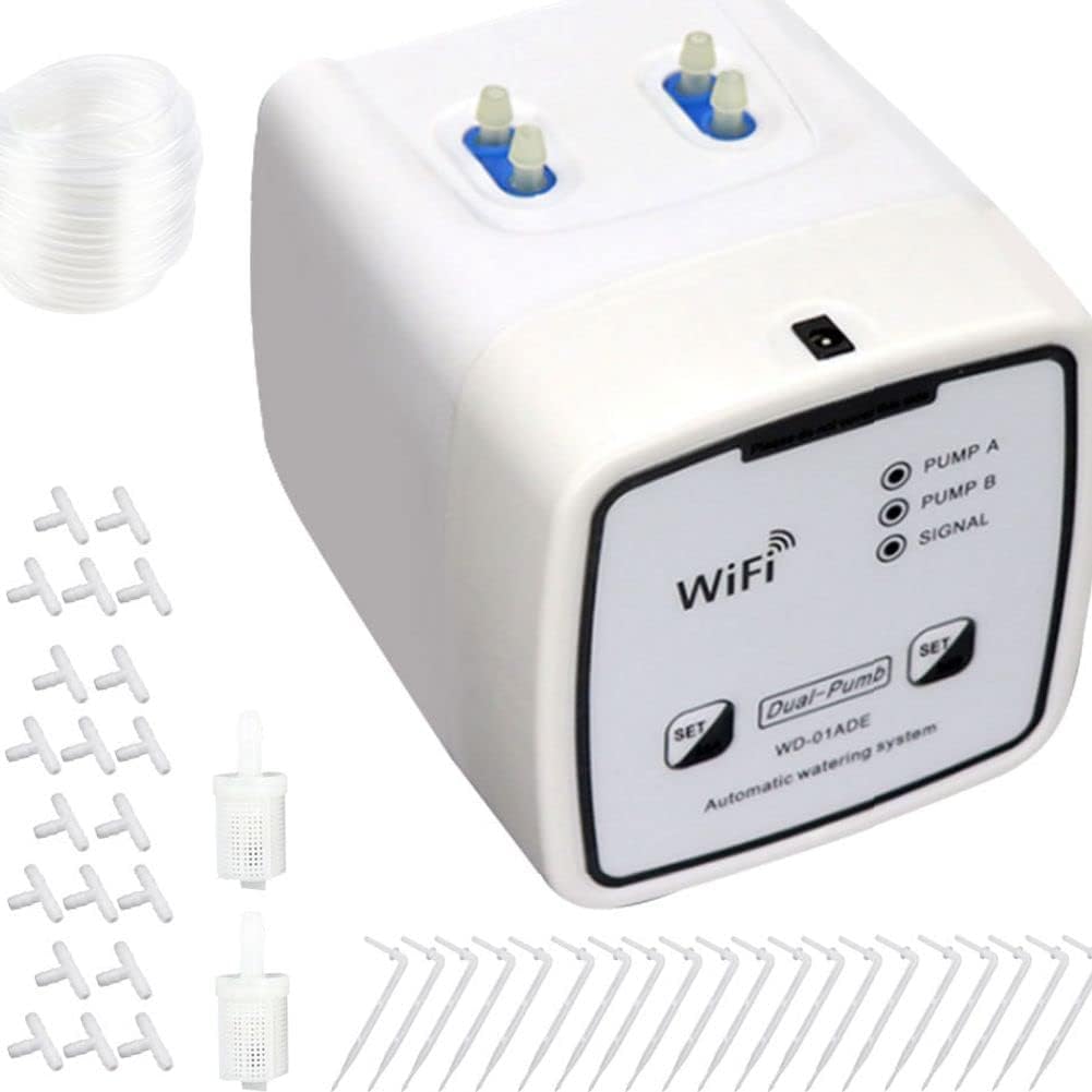 Adjustable Automatic Irrigation System, Professional Automatic Plant Waterer, Wireless Electronic Self Watering Timer for Work,