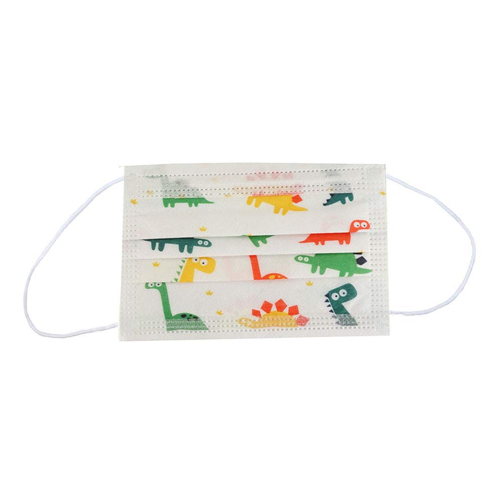 MASK666 50 mascarillas desechable infantil con 5 dibujos diferentes de niño de 3 capas con filtración bacteriana superior a 95% - Entrega rápida - Stock en España (50 pcs surtida de niño)