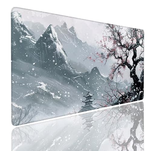Tapis de souris gaming XL caoutchouc antidérapant grand tapis souris tapis de bureau gamer 4mm