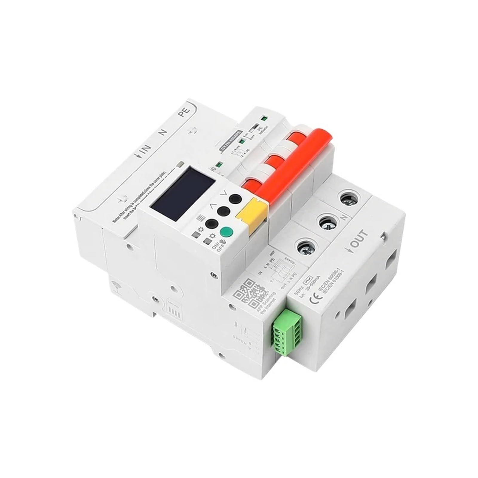 TYEXCZARF 2P Leakage Circuit Breaker With Display(63A)