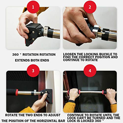 Barra de exercícios BESPORTBLE para barra de barra sem parafusos, barra de treino corporal para casa