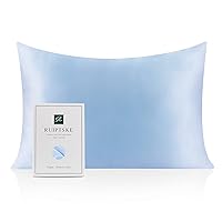RUIPTSKE Federa per cuscino in seta naturale, ipoallergenica