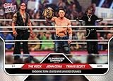 2025 Topps Now WWE #27 The Rock John Cena Travis Scott Wrestling Card