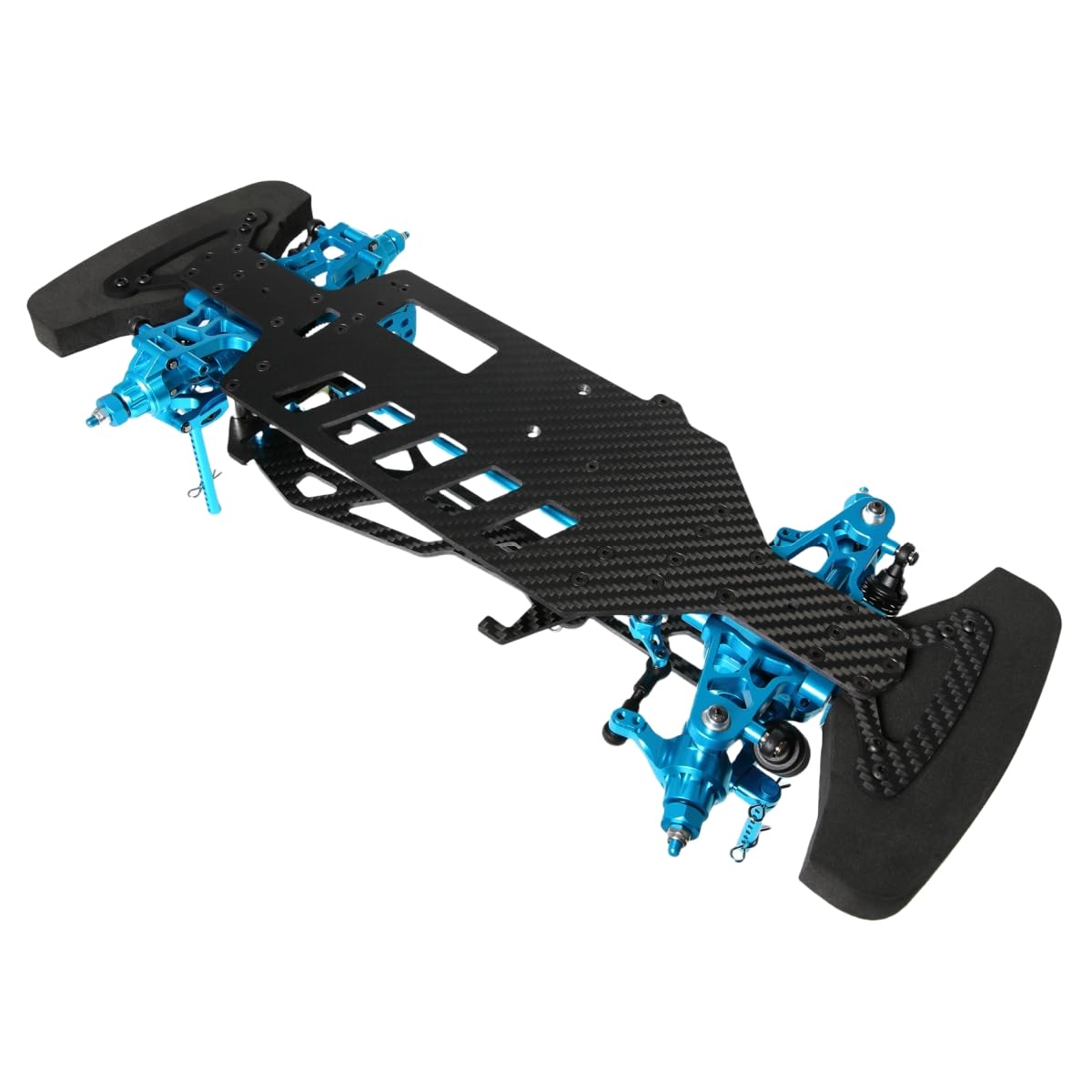 Kit Telaio In Metallo E Carbonio Per Auto RC TT-02 1/10 - Runup - Ricambi E Montaggio Carrozzeria - 5
