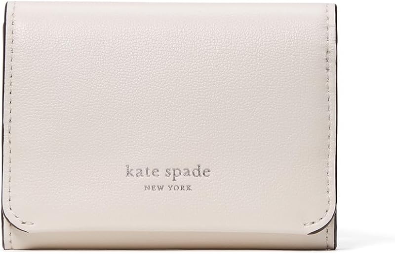 Halo Glazed Leather Card Case Trifold Wallet