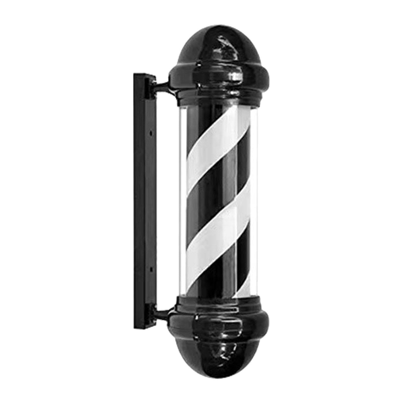UJEAVETTE® Barber Pole Light Classic Salon Led Sign For Beauty Salon Outside Barbershop 60Cmx23Cmx30Cm-picture-33