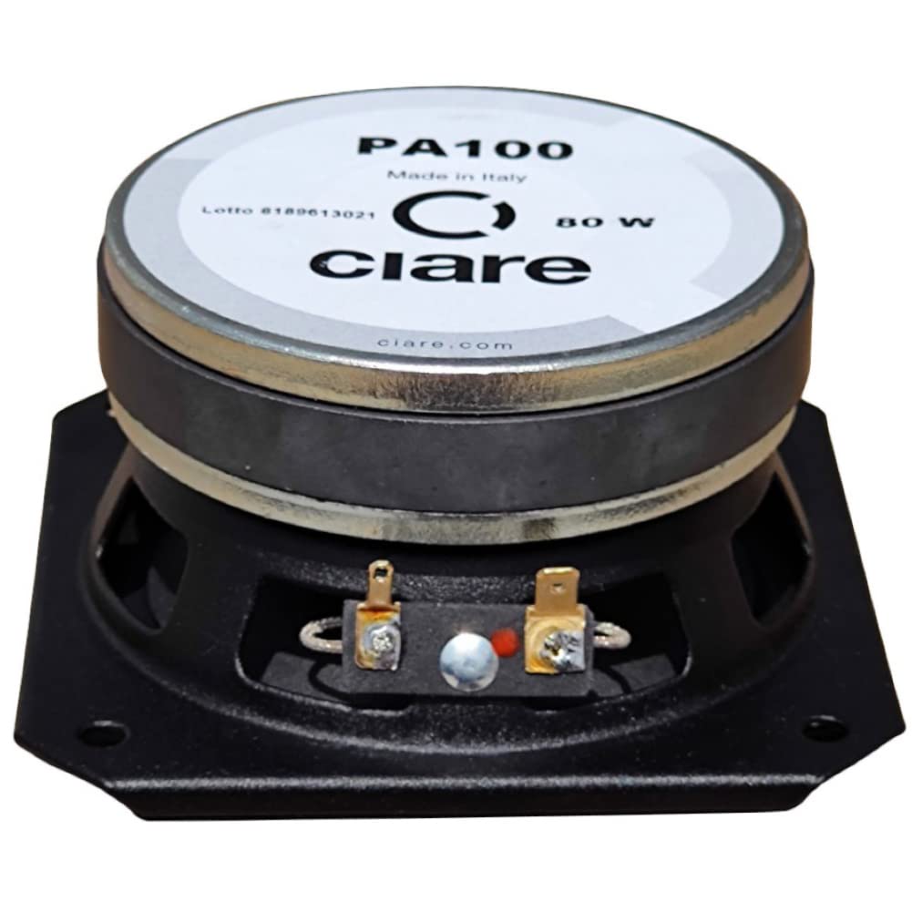 ZESTAW DO CIARE PA100 1 kwadratowy głośnik o rozszerzonym zakresie 10,1 X 10,1 cm 40 W RMS i maks. impedancja 80 W 8 omów na imprezy domowe, 1 sztuka