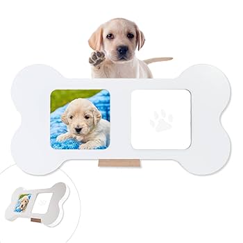 Amazon | THEN(ゼン) メモリアル肉球フォトフレーム 犬 猫