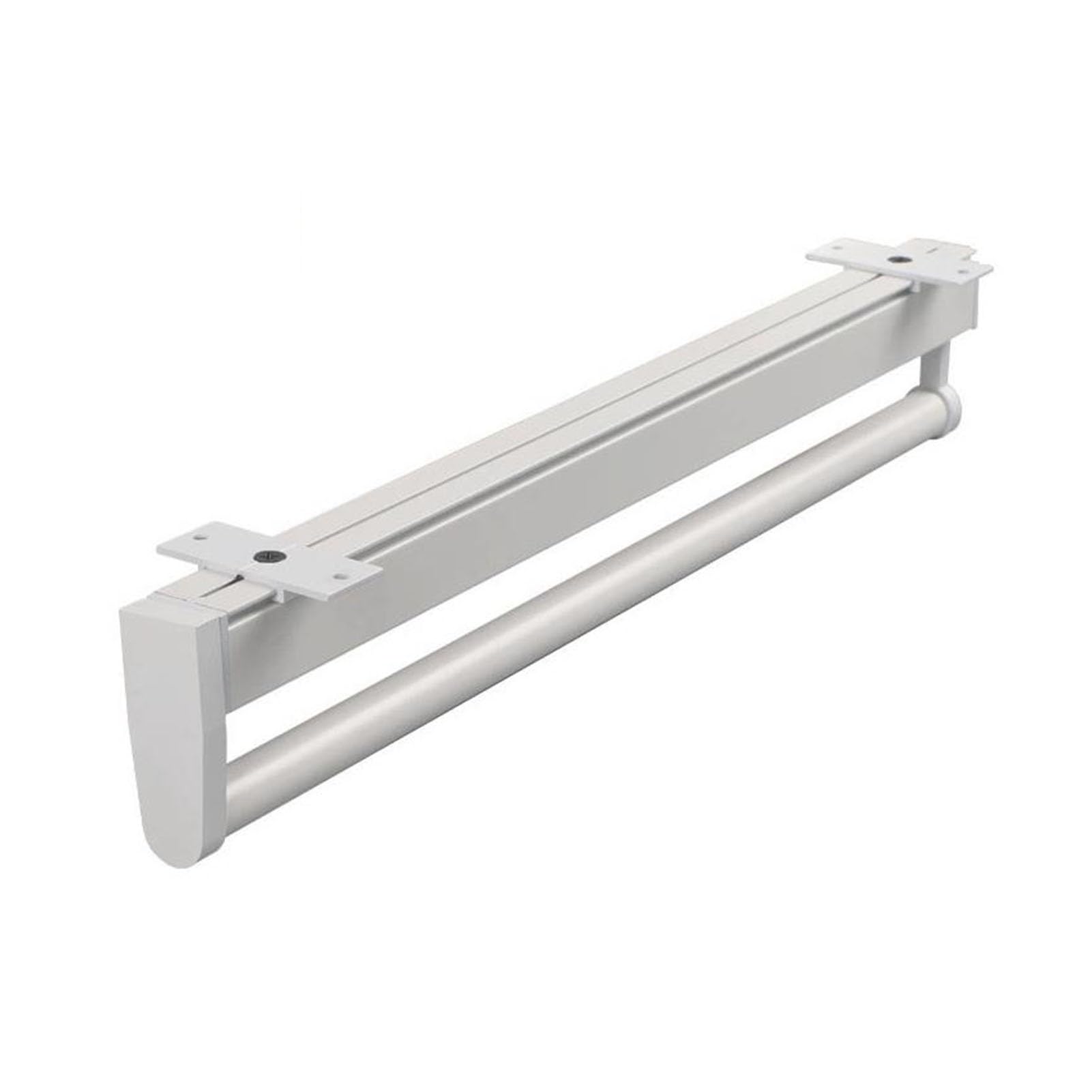 Placard encombré ? Fixez cette barre de penderie coulissante réglable pour tout ranger