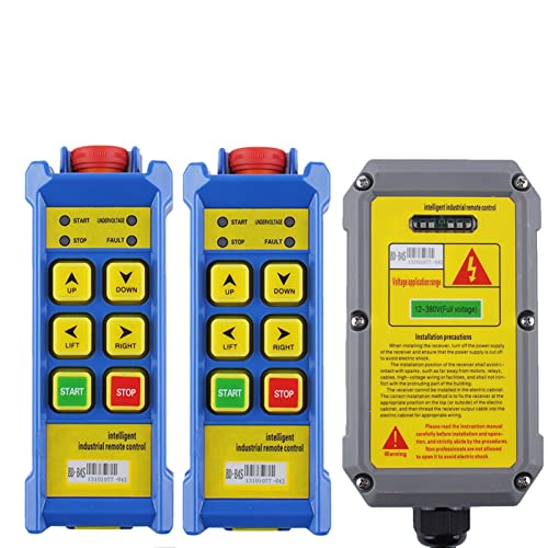 Palan de levage industriel piloté par télécommande sans fil 4 canaux