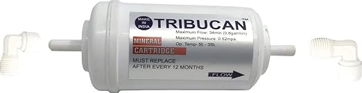 Tribucan Ro Mineral Cartridge Kit Multistage Antioxidant Alkaline Antibacterial Ro Mineral Cartridge,Size 4 Inch (Mineral, Cartridge)