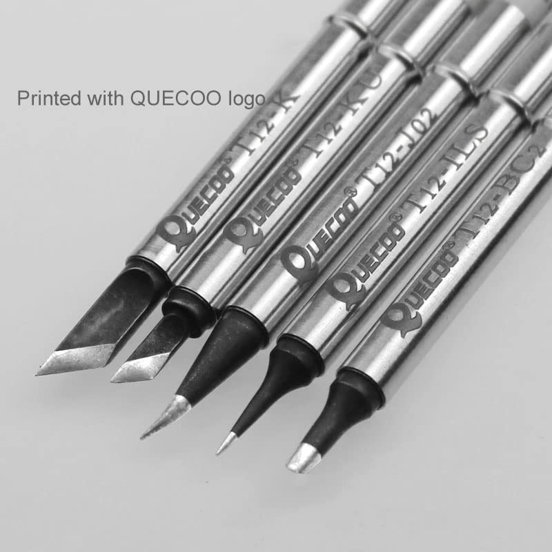 Image of QUECOO TW Black T12-KU /K /BC2 /J02 /ILS soldering Iron Tip Welding head for all T12 High-grade series soldering tip