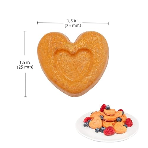 Miniatura 3 de ALDKitchen Mini máquina holandesa para panqueques | Hierro de Poffertjes | Antiadherente | 110 V (25 en forma de corazón)