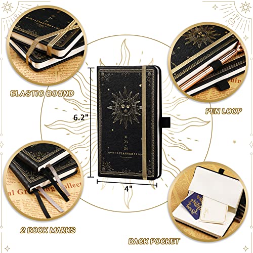 2023-2024 Pocket Planner - Pocket Calendar 2023-2024, July 2023 - June 2024, 6.3''×3.8'', 12-Month Weekly Monthly Pocket Planner And Schedule Organizer With Pen Loop + Inner Pocket + 2 Bookmarks - Black #TOP6