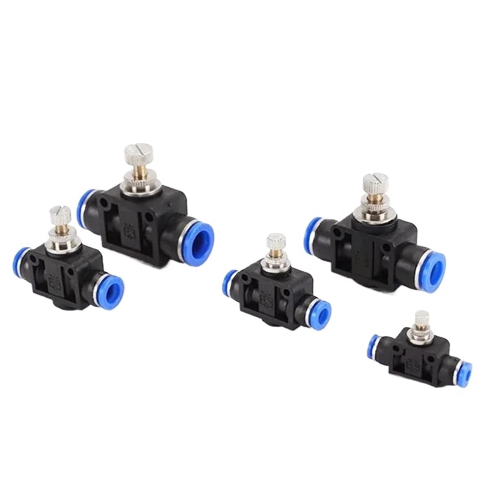 Contrôle de vitesse pneumatique 4mm avec vanne de réglage de flux d'eau et d'air