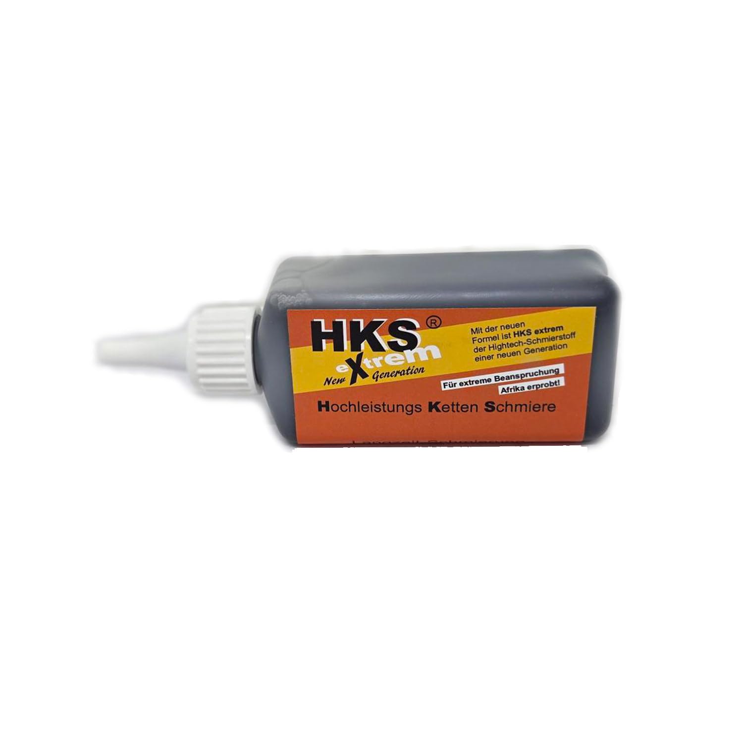 Extreme New Generation - Spray per catene ad alte prestazioni, 2 x 300 ml, lubrificante per catene puramente sintetico, impermeabile, adesivo e compatibile con anelli O/X (HKS EXTREM-Spray)