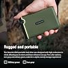 Transcend StoreJet 2TB Rugged External Hard Drive, USB3.1(5Gbps) Portable HDD w/One Touch Auto-Backup Button/Anti-Shock Resistant/Compact&Lightweight/Lightning-Fast Speeds, Iron Gray - TS2TSJ25M3S