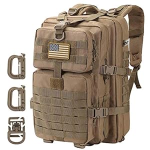 MOLLE Assault Pack, Tactical Backpack Military Army Camping Rucksack, 3-Day Pack