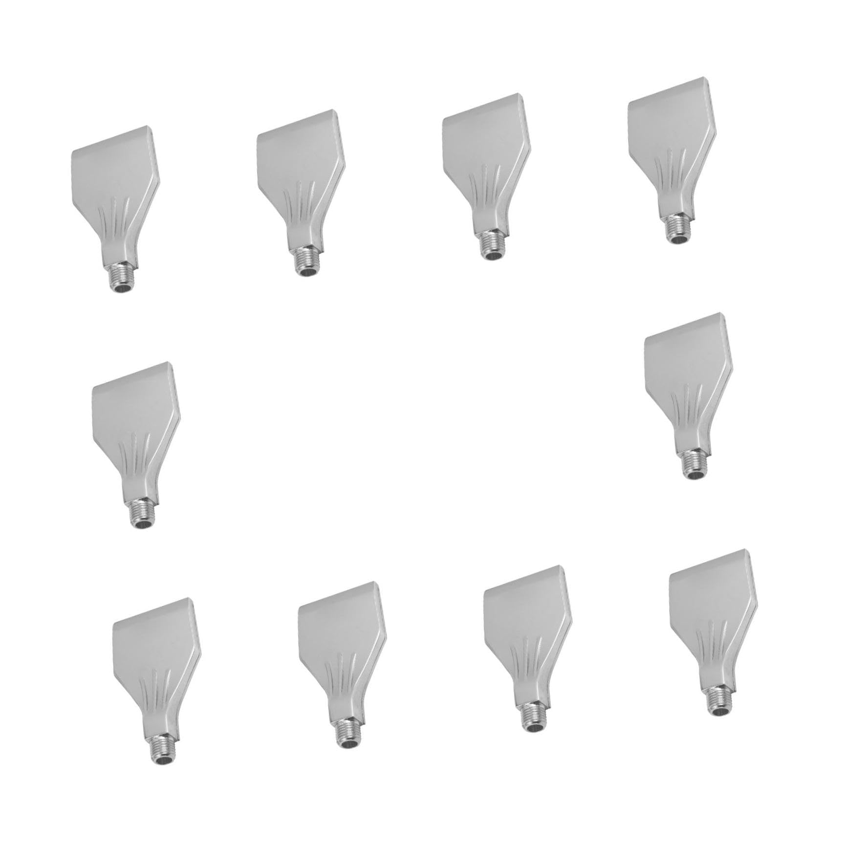 Mobestech 10Pcs Ugello Di Soffiaggio Ventilatore Piatto Spray Ventilatore Filo Ugello Di Spruzzo D'Aria Ugello A Forma Di Ventaglio Accessori Per Auto Asciugatrice Per Auto Ventilatore Di