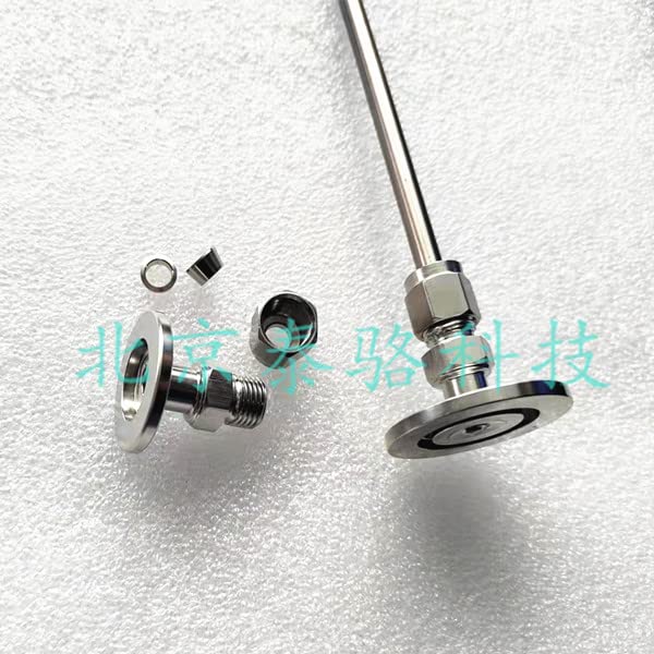 1pcs Vacuum flange adapter VCR steel pipe kf16-25-40-6/8/10/12 1/4 3/8 1/2 (KF40-?8 Ferrule)
