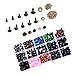 570 pc/insieme Doll Eyes Set Assortimento bambola peluche Crafting Rendere Occhi fai da te Kit di accessori